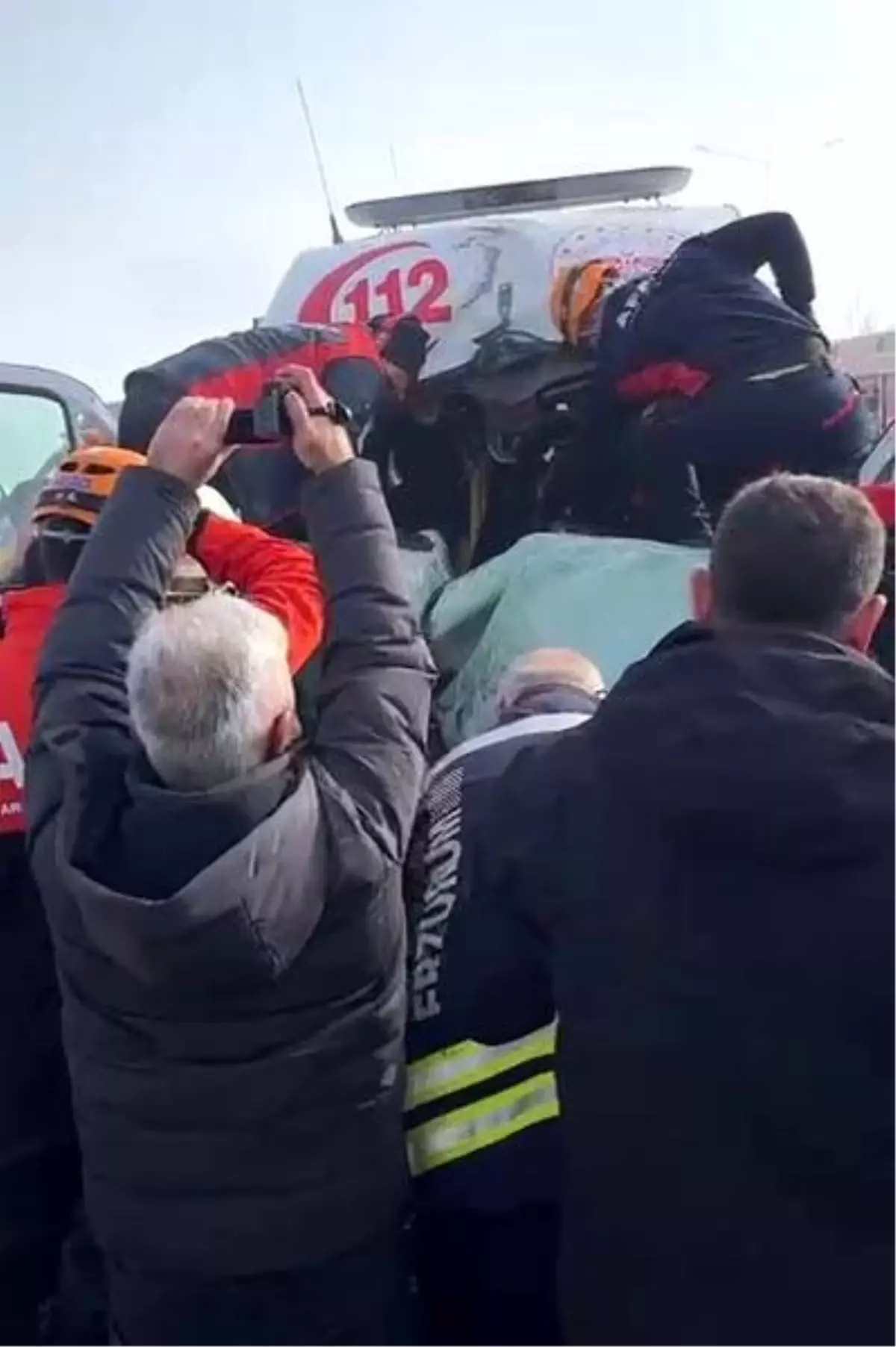 Erzurum’da Ambulans Kazası