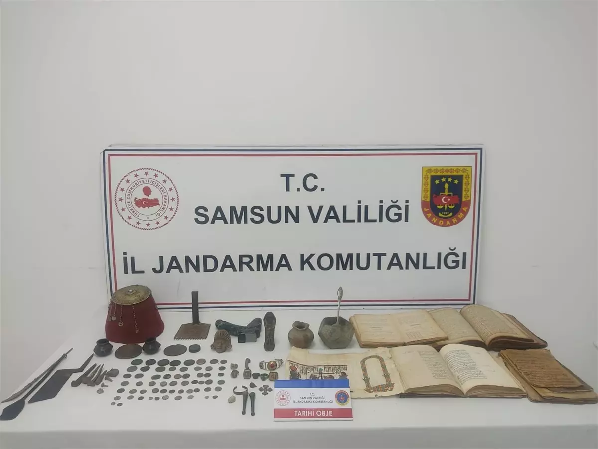 Samsun’da Tarihi Eser Kaçakçılığı Operasyonu
