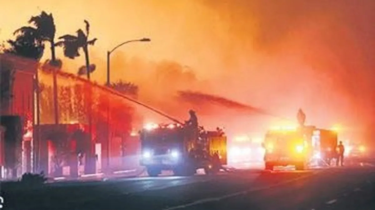 Yangın yüzünden Grammy tehlikede