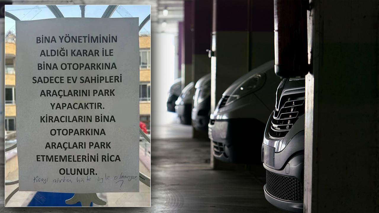 Site yönetimi kiracının otopark hakkına ‘karışamaz’
