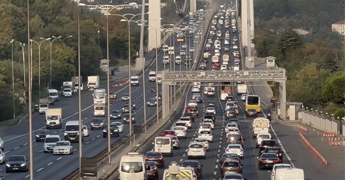 İstanbul’da trafik yoğunluğu