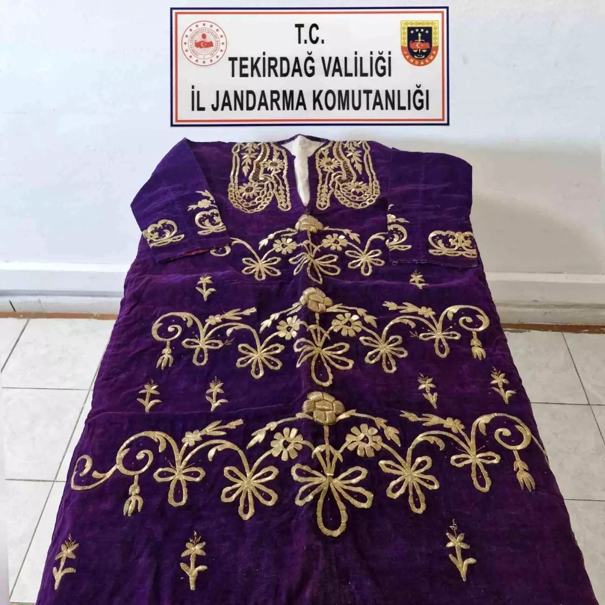 Malkara’da Tarihi Kıyafet Ele Geçirildi